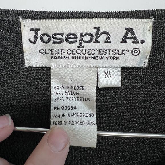 Y2K 90 Joseph A Women Y2K Top XL Crochet Bell Sleeve Whimsigoth Festival Boho - Picture 4 of 10